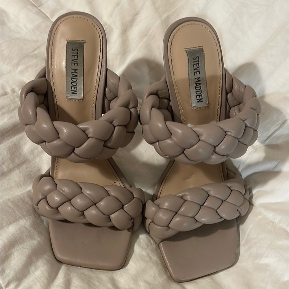 Steve Madden Women's Braided Sandals - Taupe